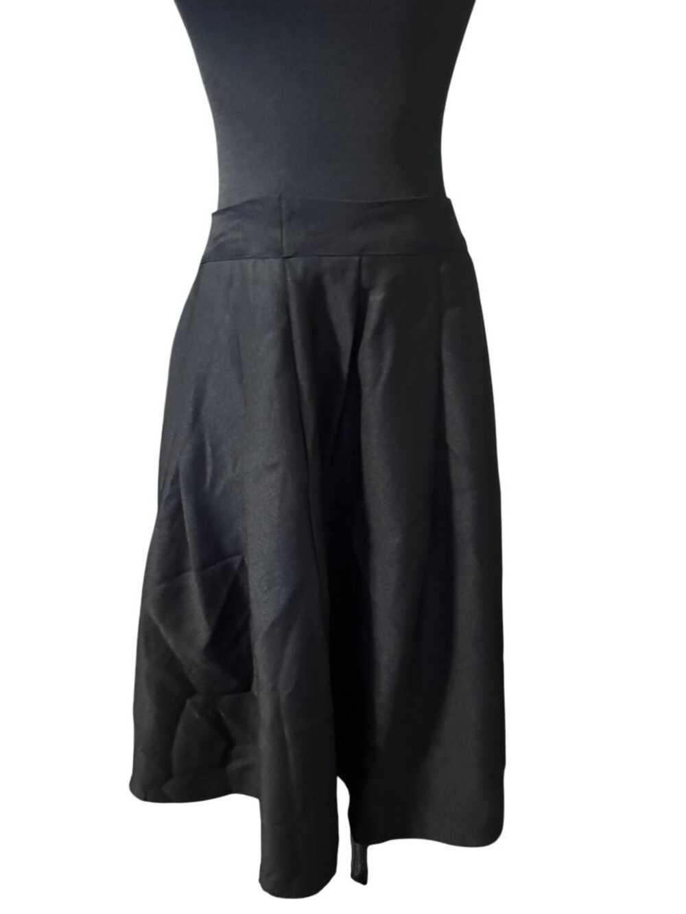 Face 2 Face woman's fashion full pleated black mini skirt size M